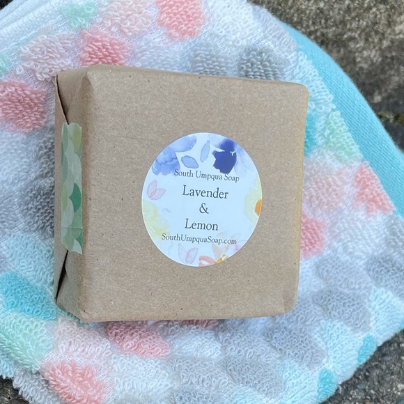Lavender and Lemon Bar Soap Handmade Natural PNW - Picture 2 of 6